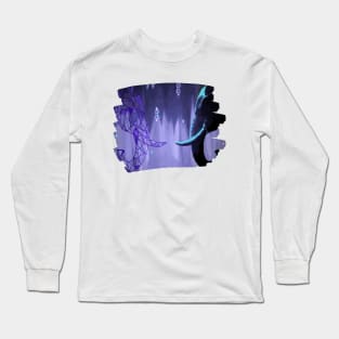 Elephants in Pop Surrealism Long Sleeve T-Shirt